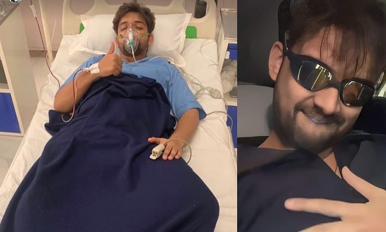 Photo of Samarth Jurel in hospital bed with oxygen mask goes viral