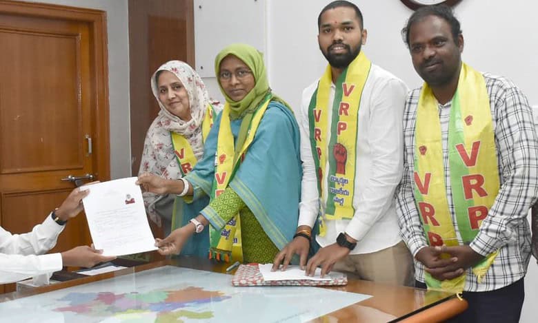 Dr Lubna filed her nomination on behalf of Vidyarthula Rajakiya Party on Thursday.
