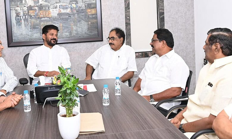 Revanth Reddy announced that both Congress and CPM will work together in the general elections with a common goal of preventing the “fascist forces” from coming to power.