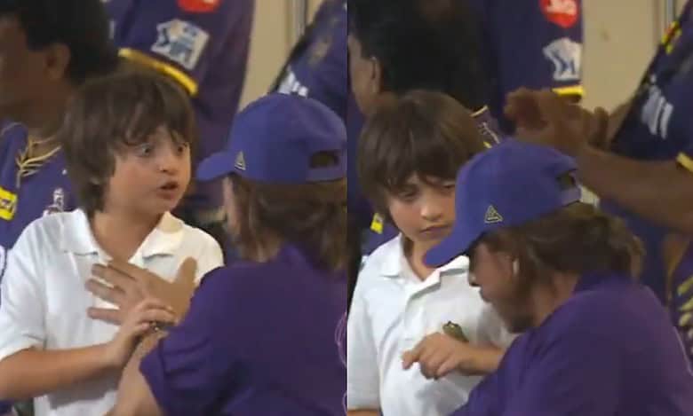 AbRam pushes away dad SRK at stadium, fight video goes viral