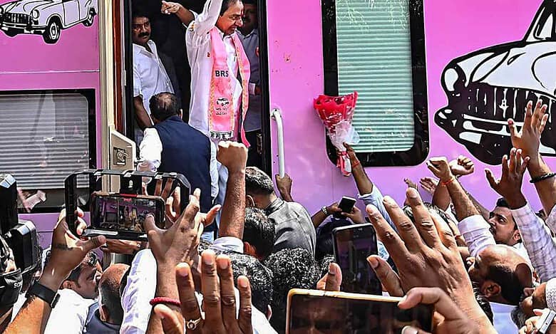KCR embarks on 17-day bus yatra to boost BRS campaign ahead of polls