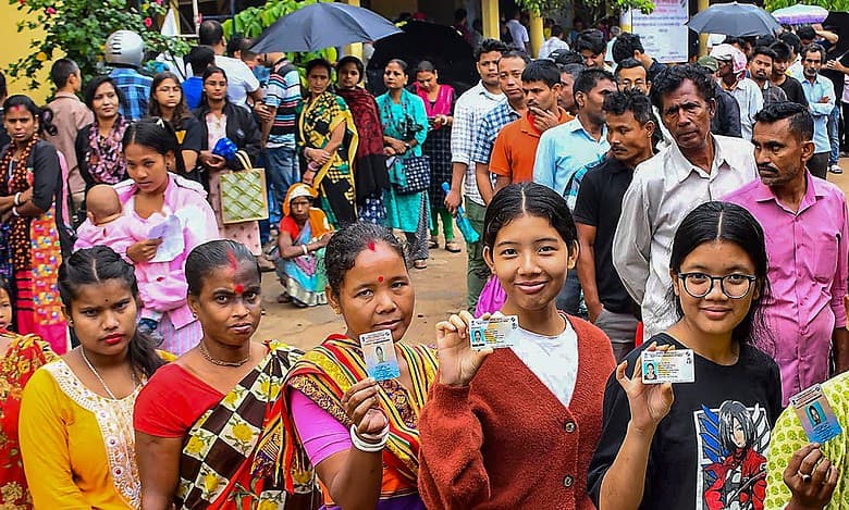 Avg voter turnout of over 25% in first 4 hrs of polling