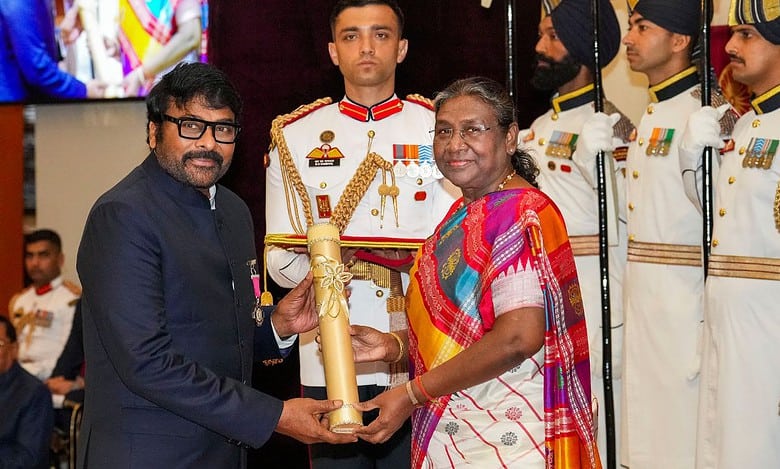 Vyjayanthimala, Chiranjeevi, late Justice M Fathima Beevi conferred Padma awards