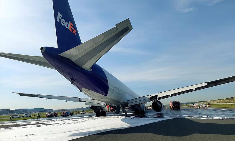 Video: Boeing cargo plane land at Istanbul without front wheels