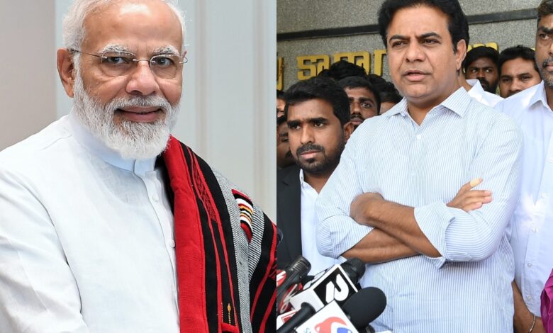 KTR's 'demonetisation' jibe at Modi after his 'Adani Ambani' remark
