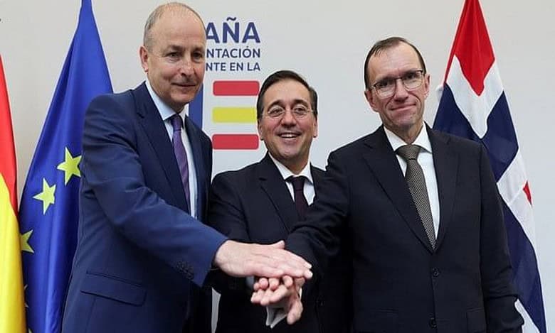 Spain, Norway, Ireland formally recognise Palestinian state