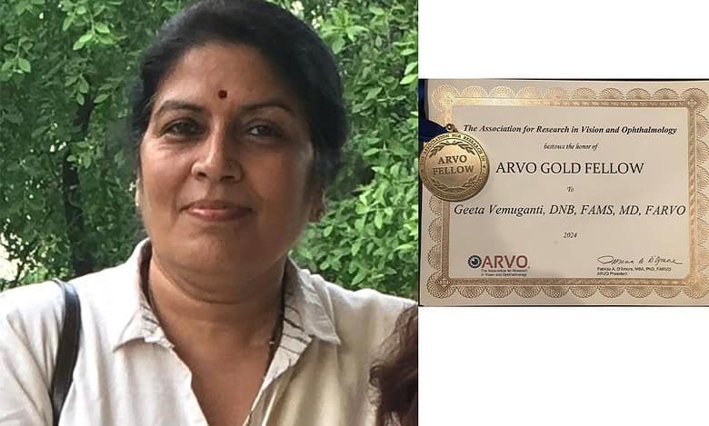 Prof. Geeta Vemuganti selected for the prestigious Weisenfeld award of ARVO