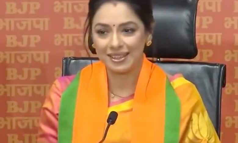 Rupali Ganguly of 'Anupamaa' fame joins BJP