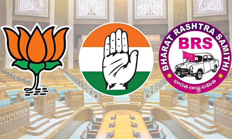 Telangana set for intense three-cornered fight in May 13 polls