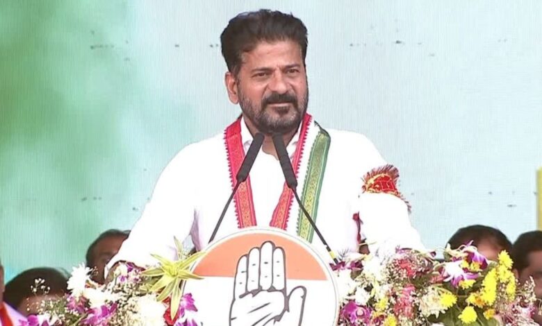 Revanth Reddy has announced from Siddipet that Congress candidate Neelam Madhu will win the Medak Lok sabha seat with a majority of 1 lakh votes.