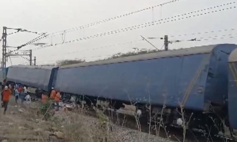 Telangana: Goods train derailed on Guntur-Secunderabad route
