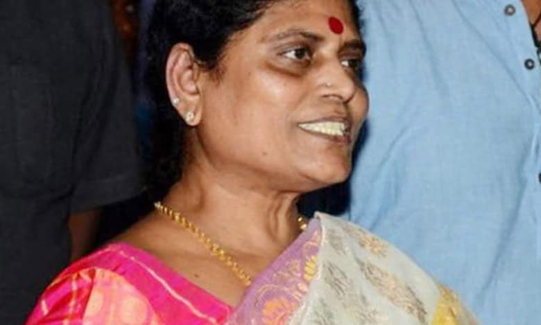 File - YS Vijayamma