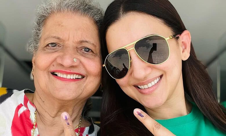 Gauahar Khan finally gets to vote after facing 'difficulties' at Mumbai polling booth