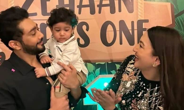 Chaos at Gauahar Khan's son's birthday party, decor ruined