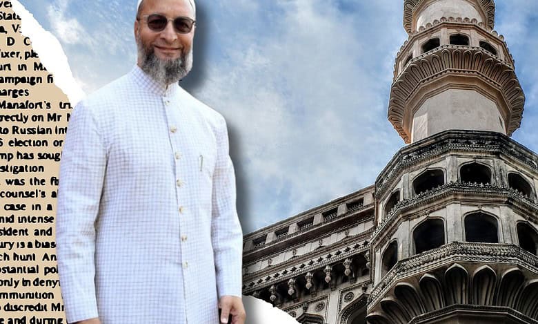 Marfa celebrations at AIMIM office as Asaduddin Owaisi inches closer to victory