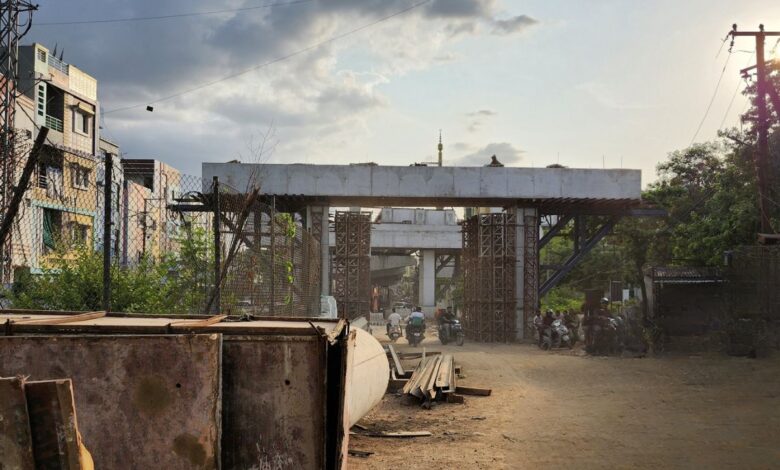 Hyderabad flyover in Amberpet