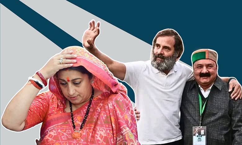 Smriti Irani trails in Amethi LS constituency by 50K votes
