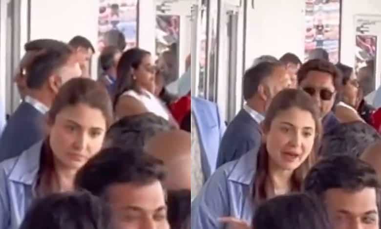 Trending video: Anushka Sharma gets angry during Ind Vs Pak match