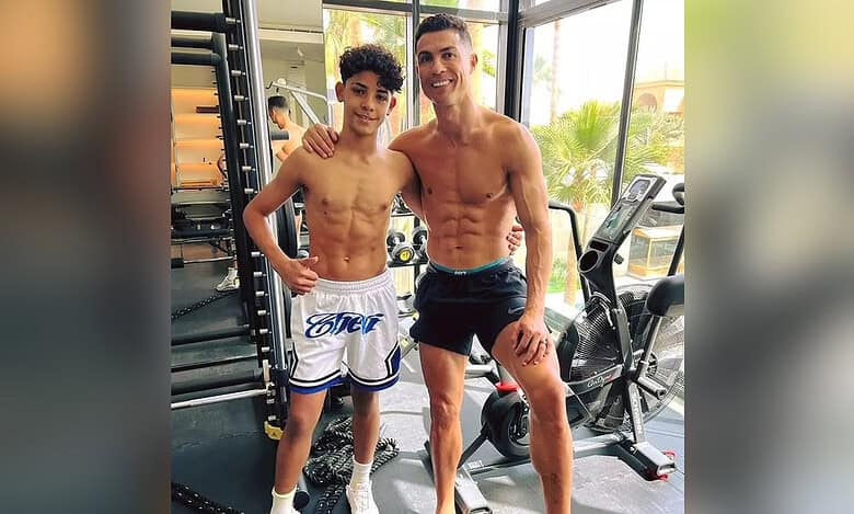 Cristiano Ronaldo Jr is preparing to step into his father’s boots