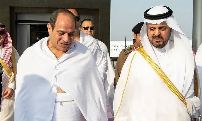 Egyptian President arrives in Jeddah to perform Haj