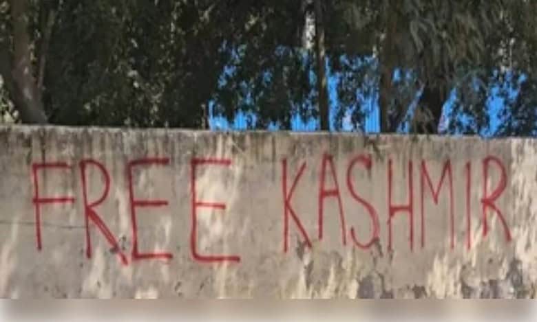‘Free Kashmir’ graffiti found on Delhi park wall, FIR lodged