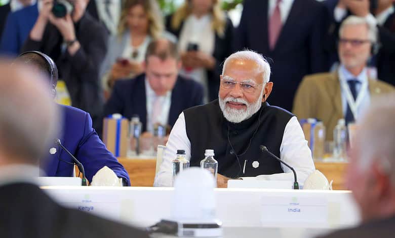 G7 Summit PM Modi at Outreach Session