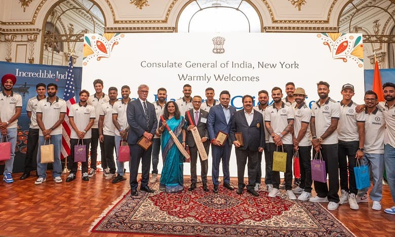 T20 WC: Indian Consulate in New York hosts reception to welcome Team India