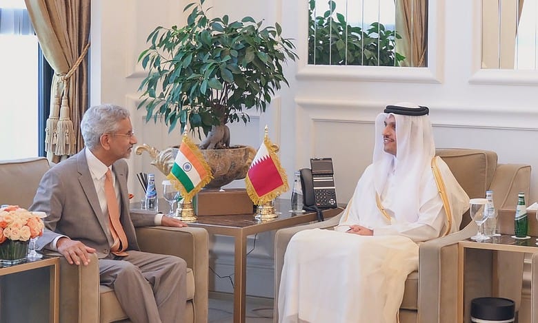 EAM Jaishankar holds talks with Qatar PM in Doha