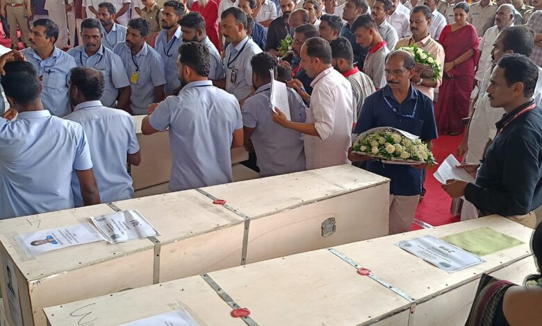Kuwait fire: Mortal remains of 31 Indians received at Kochi airport