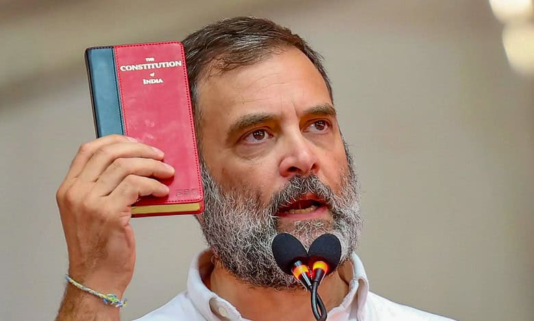 Lucknow: Coat pocket edition of Constitution is a sellout after LS polls