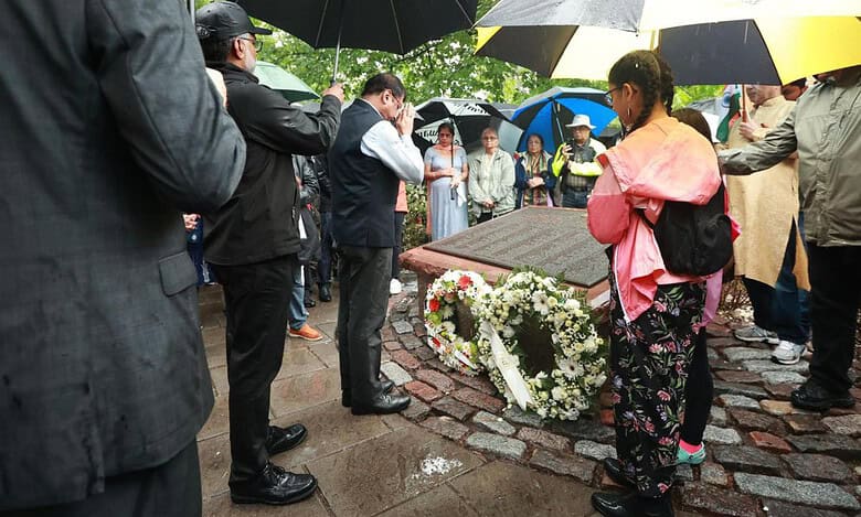 High Commissioner Sanjay Kumar Verma paid homage to the victims of Air India flight 182 Kanishka