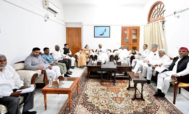 INDIA bloc leaders meet to discuss strategy for counting of votes