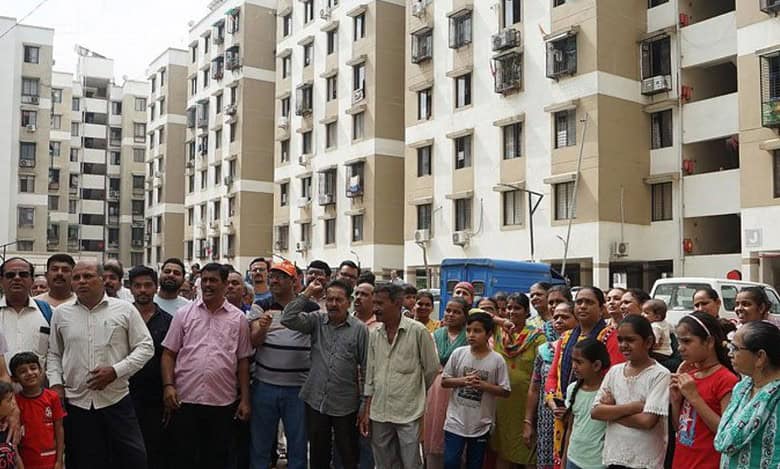 Muslim women allotted govt flat in Gujarat, society residents protest