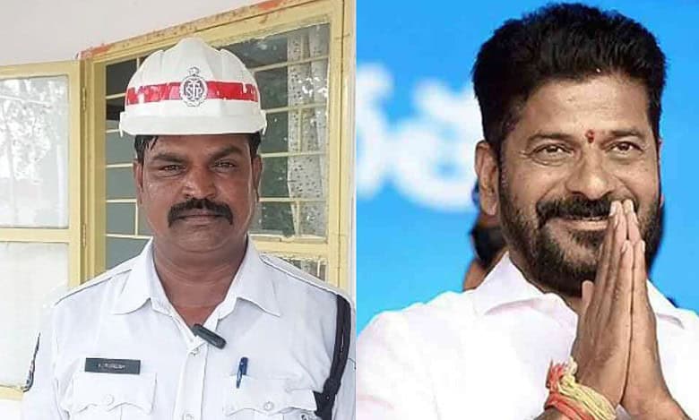 Chief Minister A Revanth Reddy praises a traffic constable and TGSRTC staff for showing presence of mind and helping common people while performing their duty.