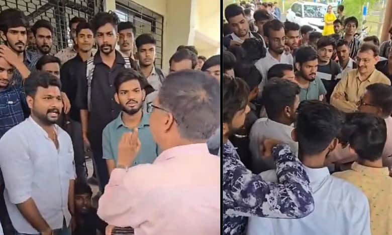 MP: ABVP holds protest against Muslim professor for ‘promoting Islam’