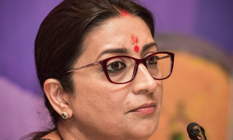 Smriti Irani trails in Amethi by over 88,000 votes