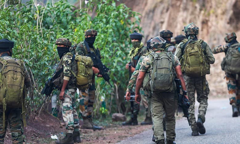 J-K: Firing between security forces and terrorists in Poonch