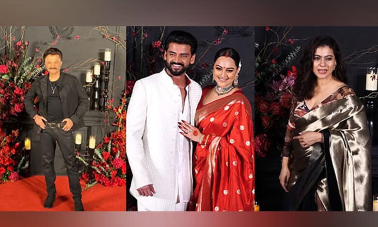Anil Kapoor to Kajol: Celebs grace Sonakshi Sinha-Zaheer Iqbal's reception