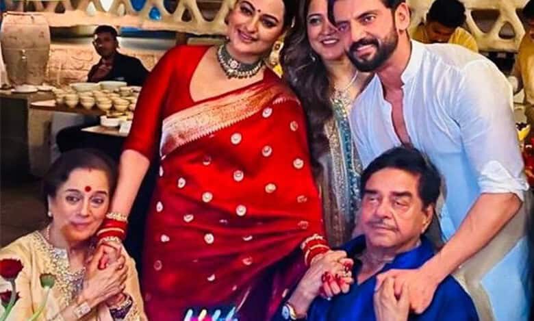Shatrughan Sinha shares unseen moments from daughter Sonakshi Sinha's wedding