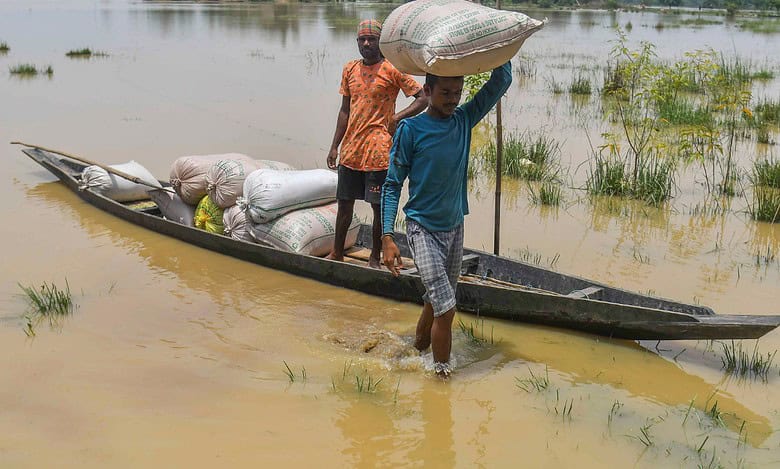 Assam flood situation improves marginally, 18.80 lakh still affected