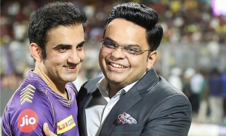 BCCI secretary Jay Shah and Gautam Gambhir
