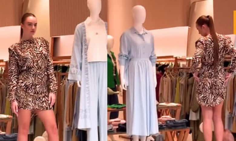 Video: Live mannequin spotted in Dubai, netizens react