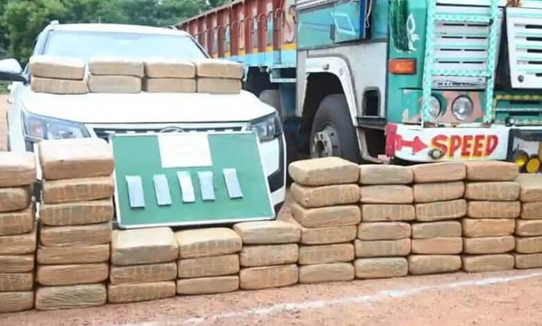 Rs 3 cr worth marijuana caught at Telangana-Karnataka border