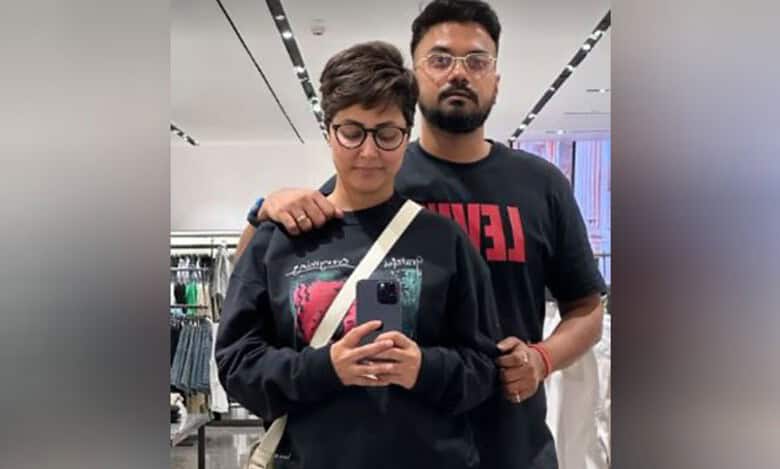 Hina Khan shares appreciation post for her boyfriend Rocky Jaiswal