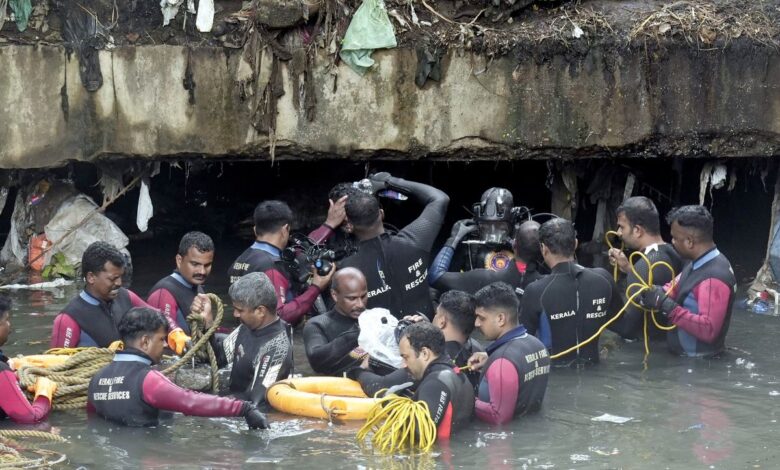 Rescue op for missing sanitation worker