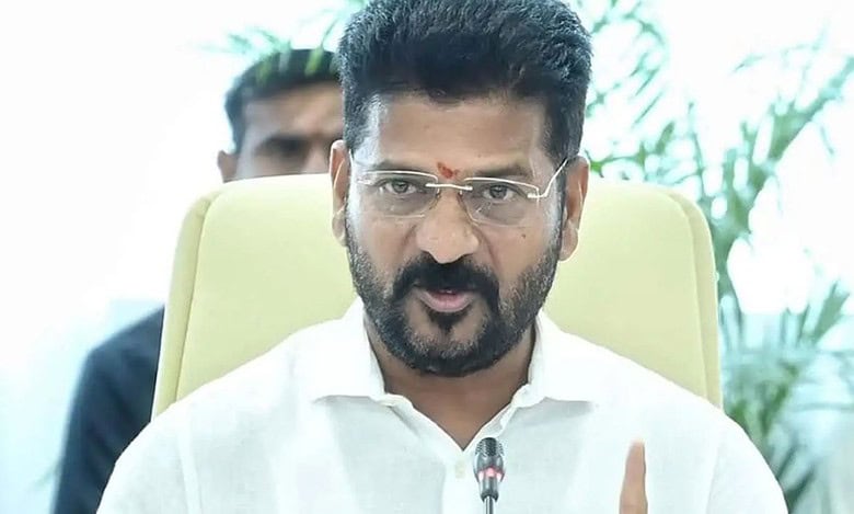 CM Revanth Reddy hold a review meeting on the proposal to enhance BC quota in the local body (gram panchayat) elections at Dr BR Ambedkar Telangana State Secretariat on Monday.