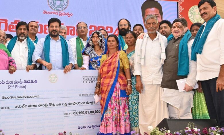 Revanth Reddy launches second phase of crop loan waiver
