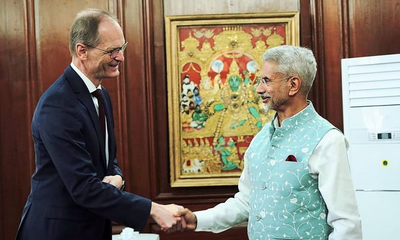 Thomas Bagger and MEA Jaishankar