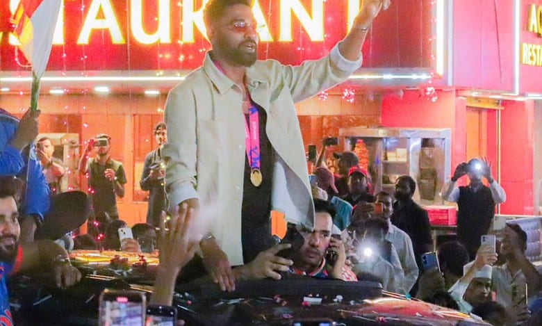 Mohammed Siraj gives his medal to someone special, guess who?