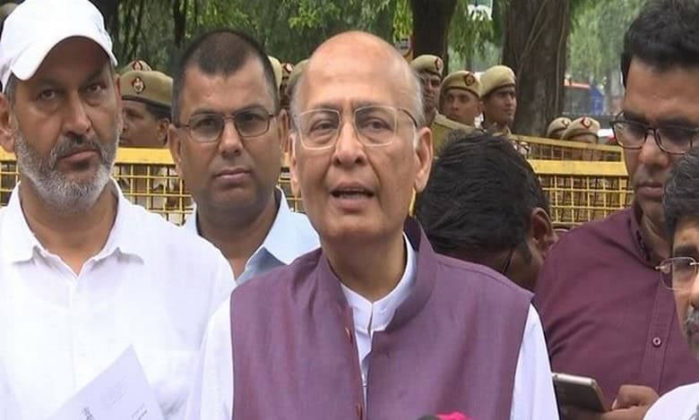 RS bypoll: Abhishek Manu Singhvi files nomination from Telangana